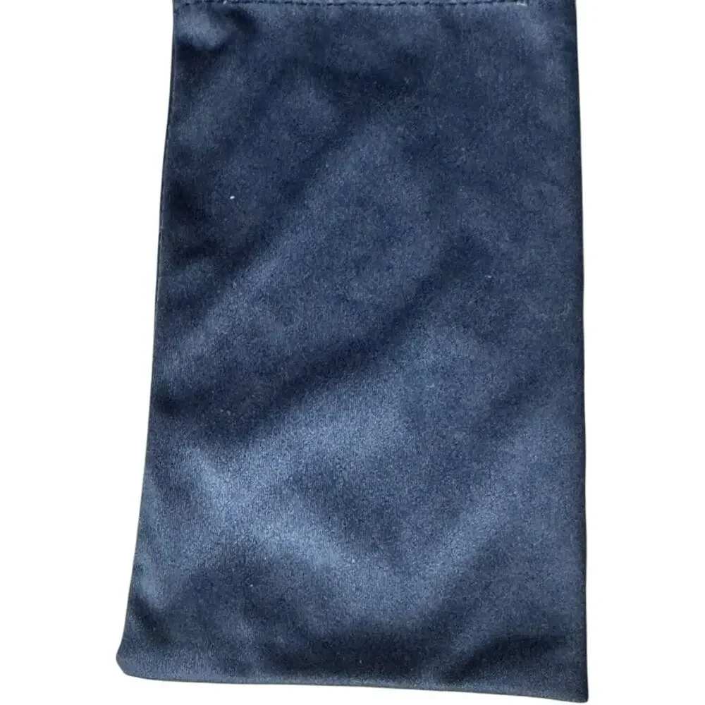 J.Crew Midnight Blue Drawstring  Eyeglass Case Bag